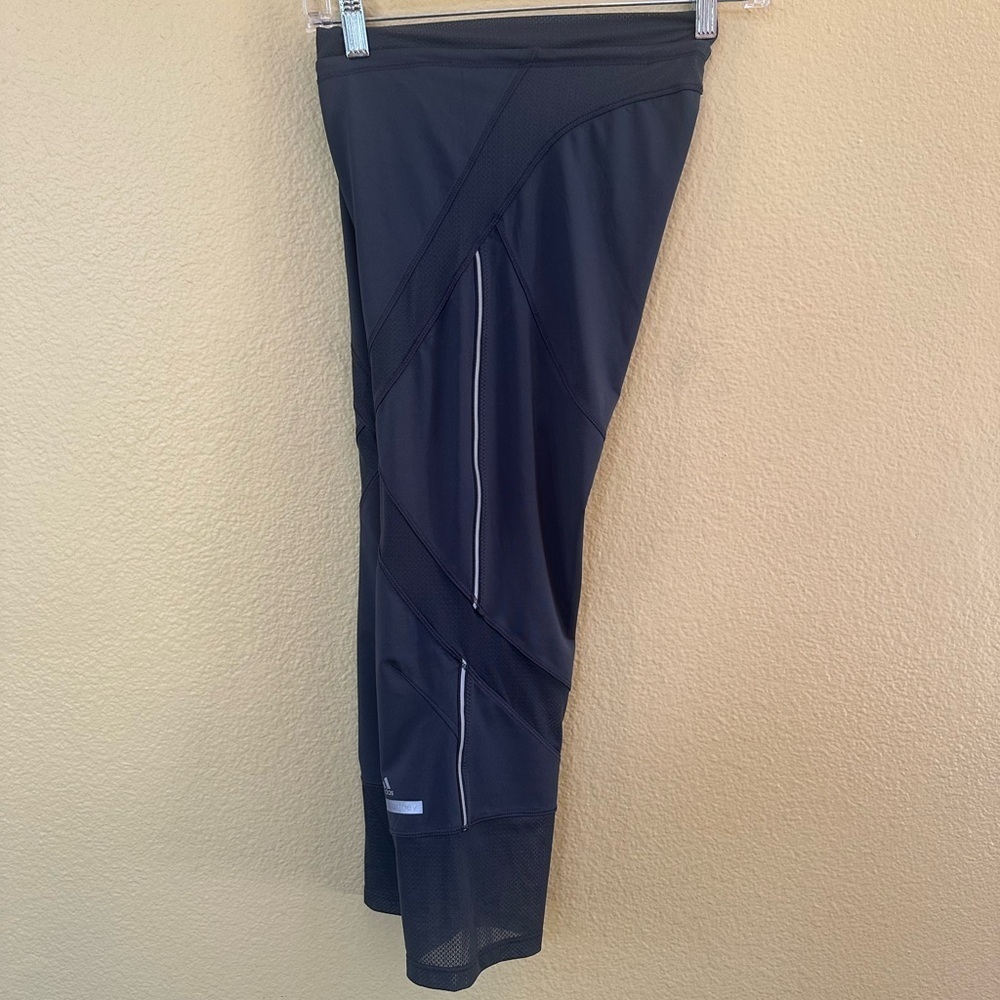 NWT! Adidas X Stella McCartney “Run 3/4 Tights In Dark Slate Medium - Picture 5 of 10